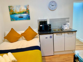 London Studio Apartments, Private Bathroom, Kitchenette, Parking, NP4
